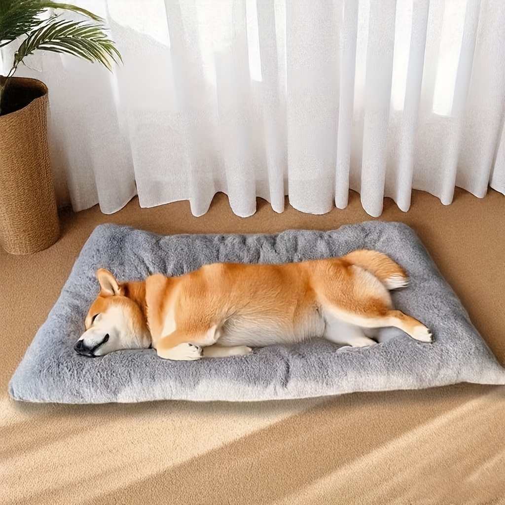 dog bed dog house dog bed mat comfortable and soft large dog house sofa pet blanket and mat suitable for small to large dogs   mat   rectangular pet bed fleece filled easy to clean   for large dog owners
