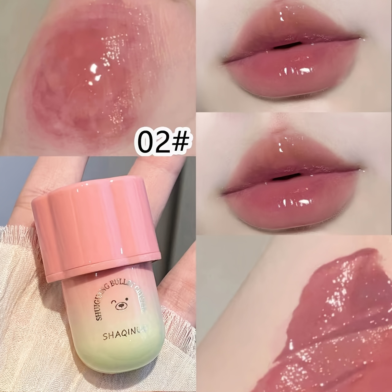 Watery Gloss Clear Lip Jelly for Hydrated Pout