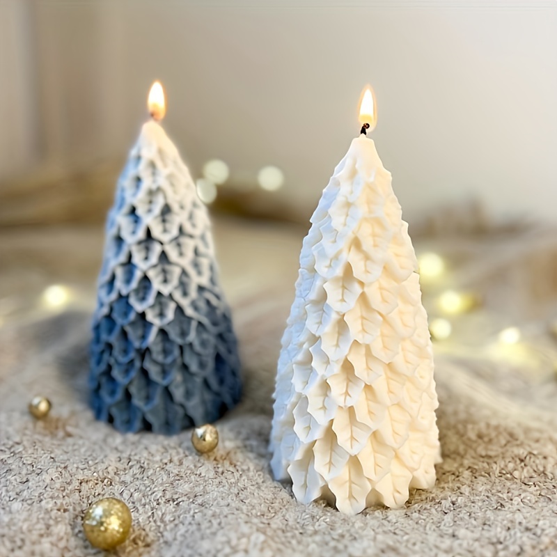 

Silicone 3d Christmas Tree Candle Mold - Diy Resin Casting Mold For Handmade Soap, Clay Craft, Home Decor, Aromatherapy Candle, Wax Melts, Plaster - Crafting Mold For Candy Cake Baking And Gifting