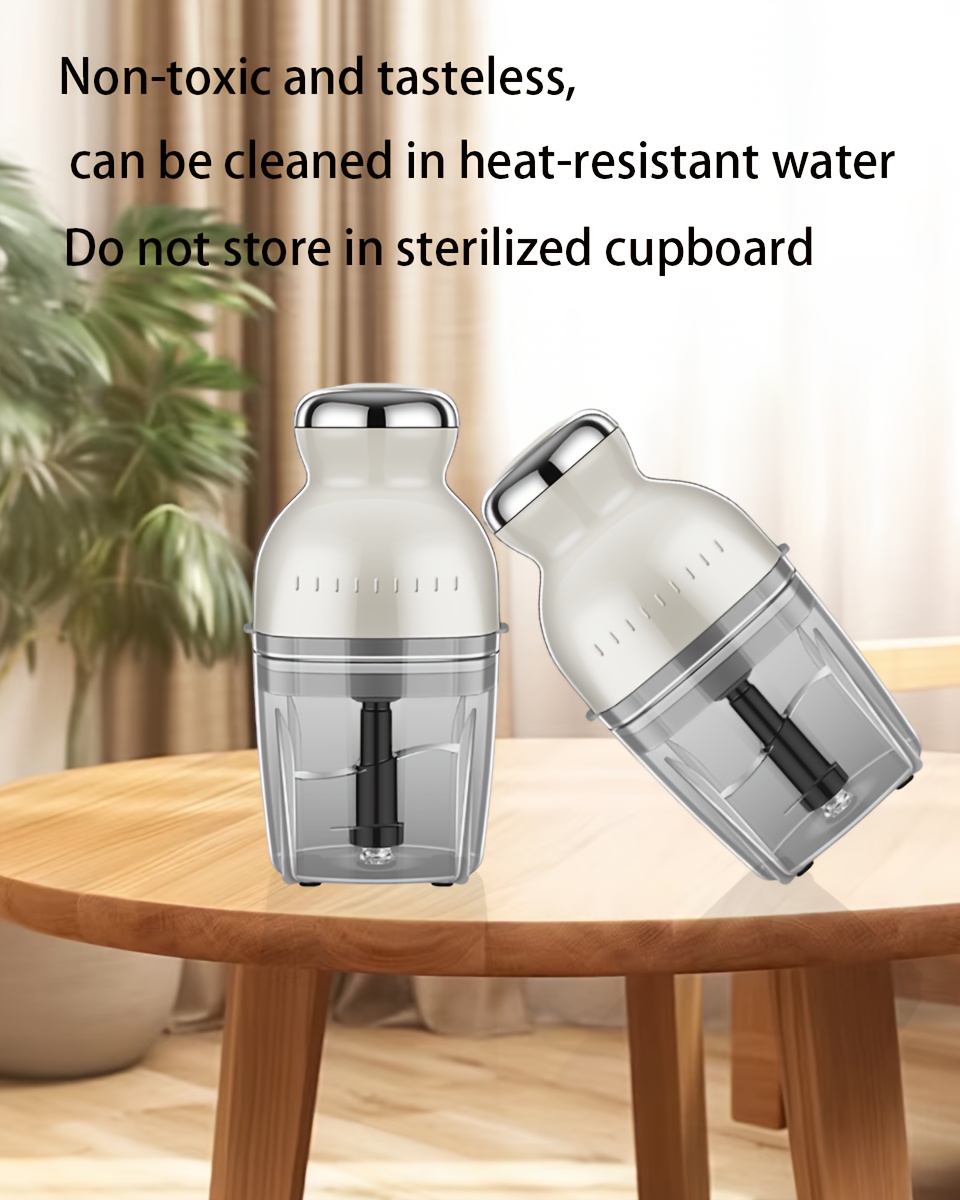 2pcs meat   portable non embroidered meat grinder baby food supplement machine multi purpose garlic peeler in kitchen mincer for twisted dumplings and garlic peeler for twisted vegetables suitable for families kitchens and restaurants Product details 1