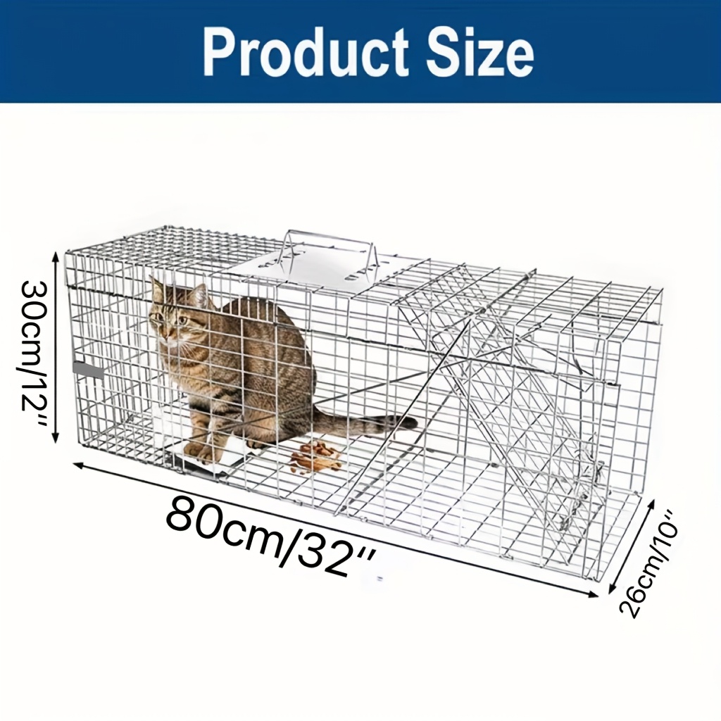 Image of Outdoor Enclosure And Cage For Small Animals, Size 80x30x26cm, Easy To Transport And Spacious, Without Battery