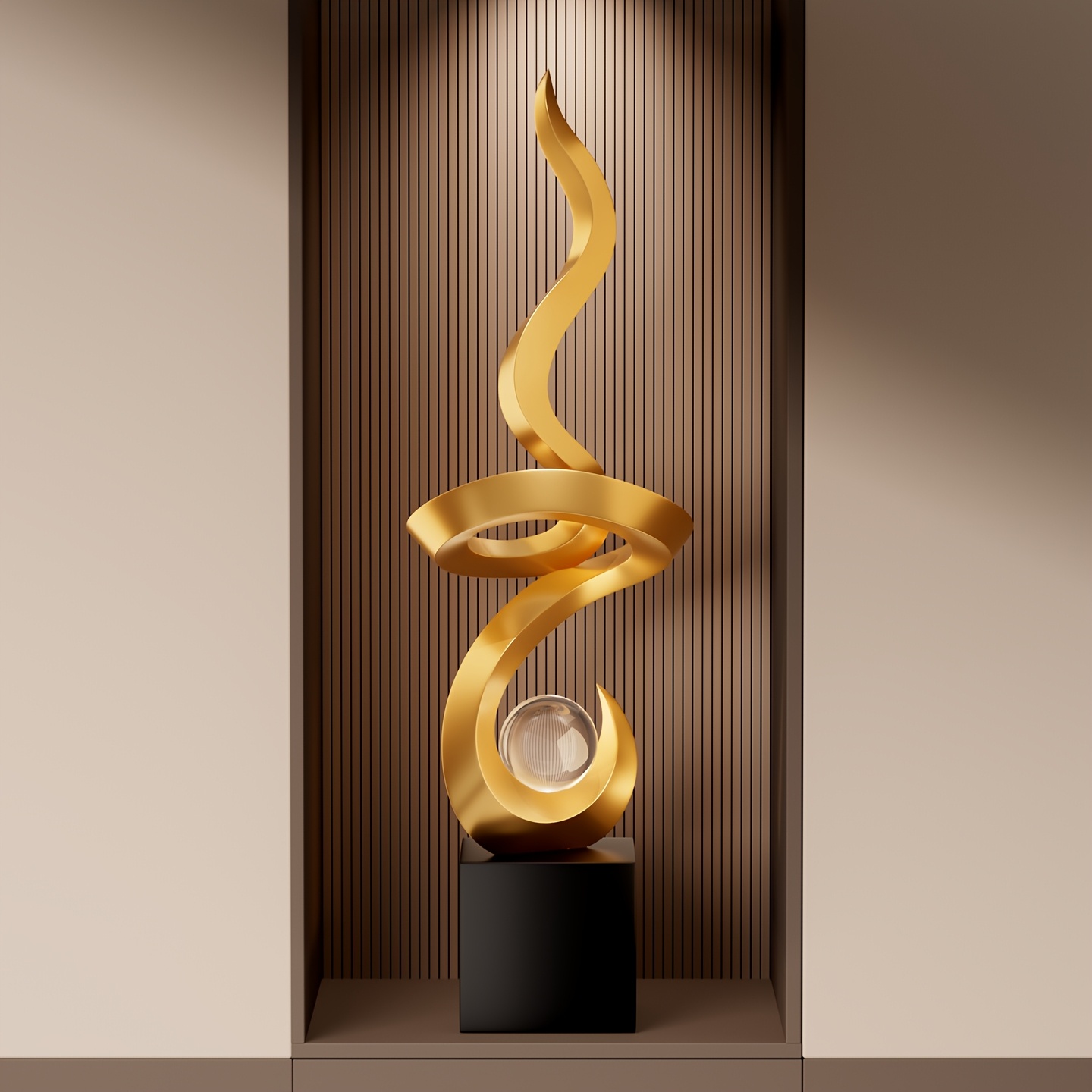 Luxury Collectible Figurines | Inspirational Resin Decor for Living Room TV Cabinet, Suitable for Various Room Types and Holidays