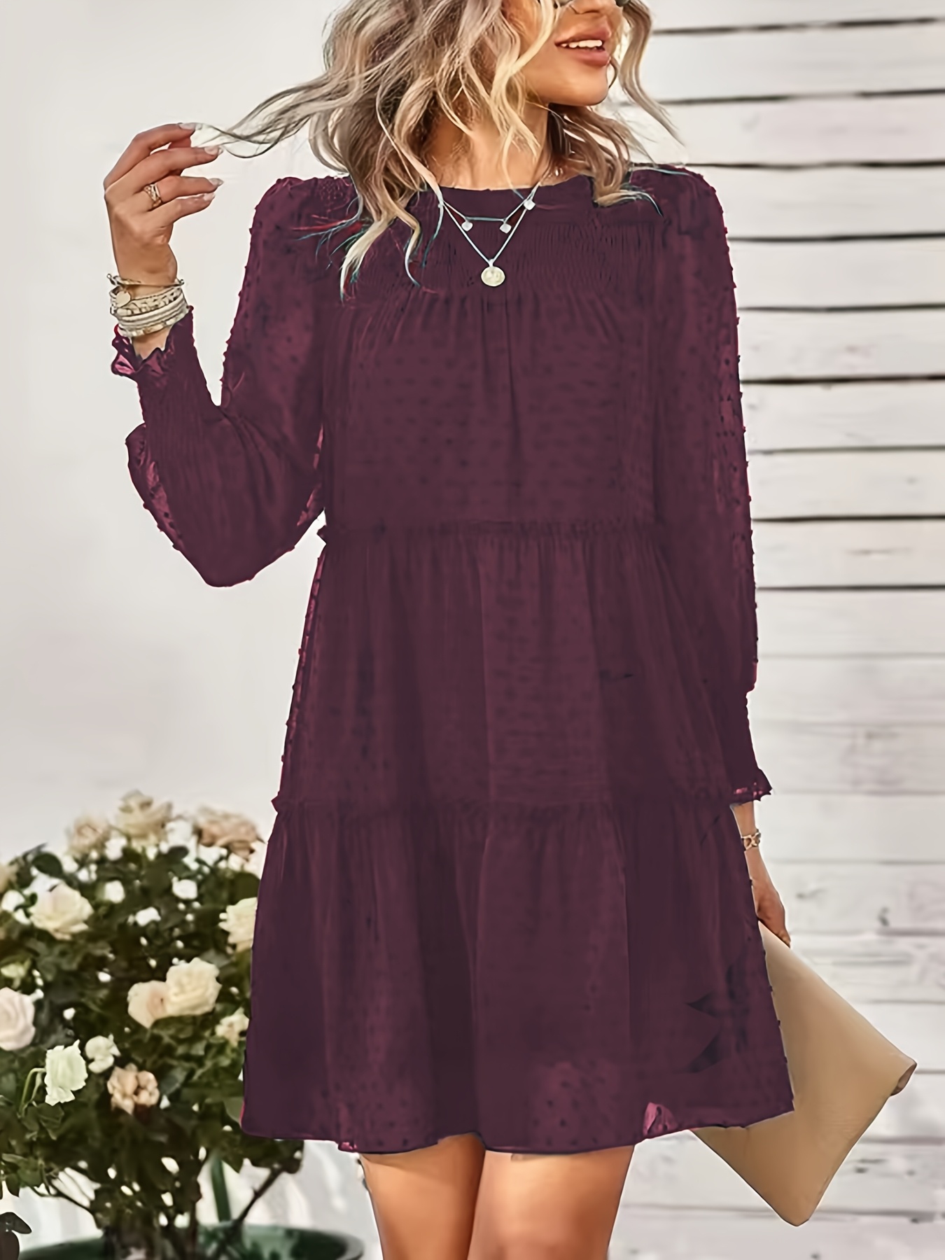 womens burgundy bridesmaid dresses sold on Temu New Zealand