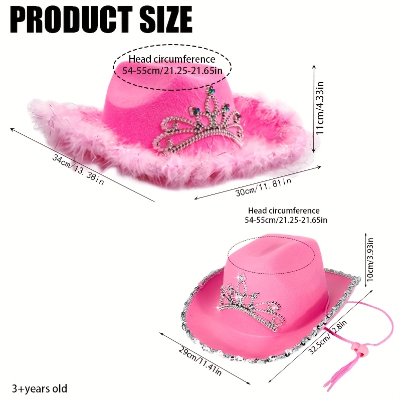 6pcs Pink Party Hats with Halloween Crown Design for Kids