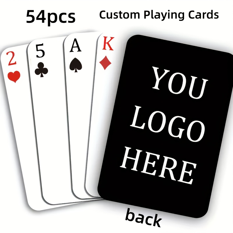 54pcs - Personalized Game And , Add Photos, Logos, Or Text, Ideal For Parties, Corporate Events, Birthdays, And - Perfect Gift Accessory, Party Cards, Premium Printing Material, Games