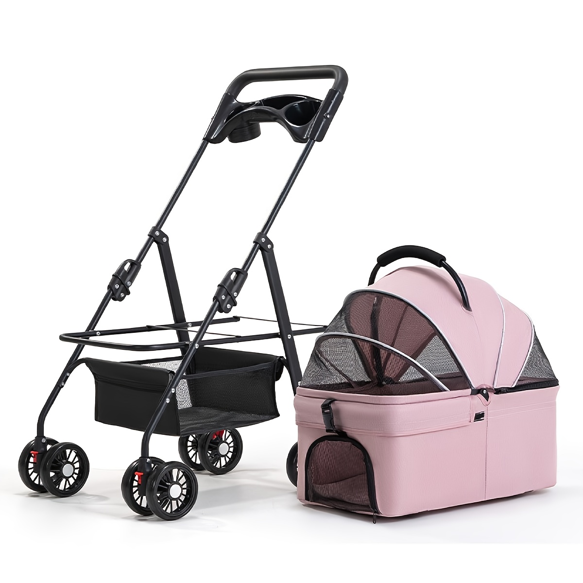 easy fold removable travel 4 wheels carrier trolley