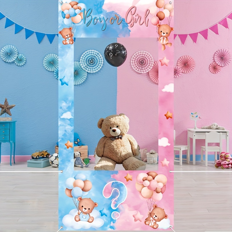 

1pc, Gender Reveal Theme Set - Showers, Funny Photo Booth Props For Commemorate