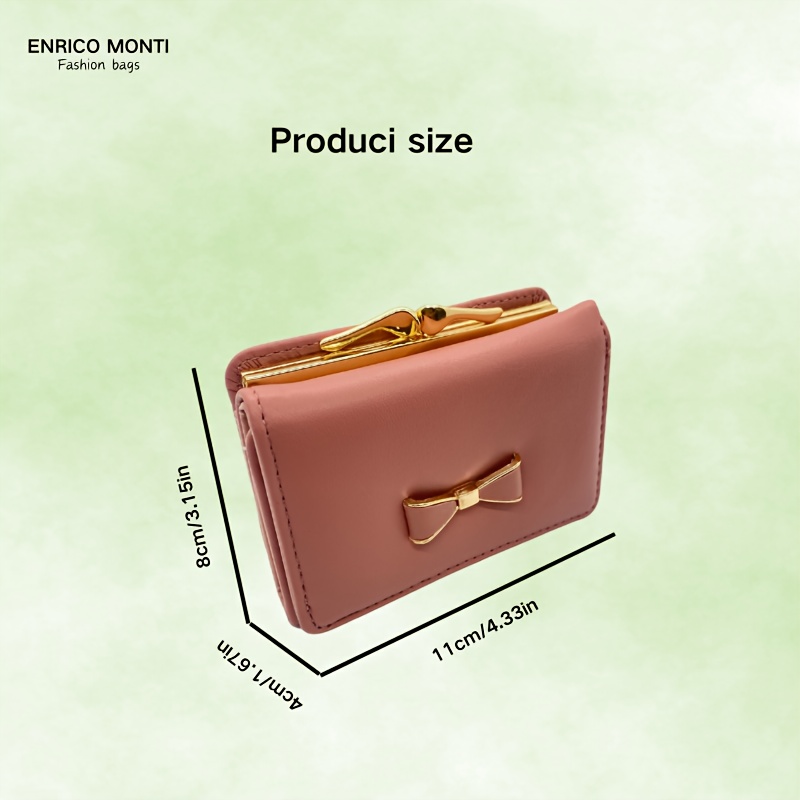 Image of Women's Wallet With Snap Closure - Minimalist Cash & Card Holder, Paper Currency & Bill Compartments, & - For Everyday Use, Travel,, Or - Stylish Money For And Women 13+