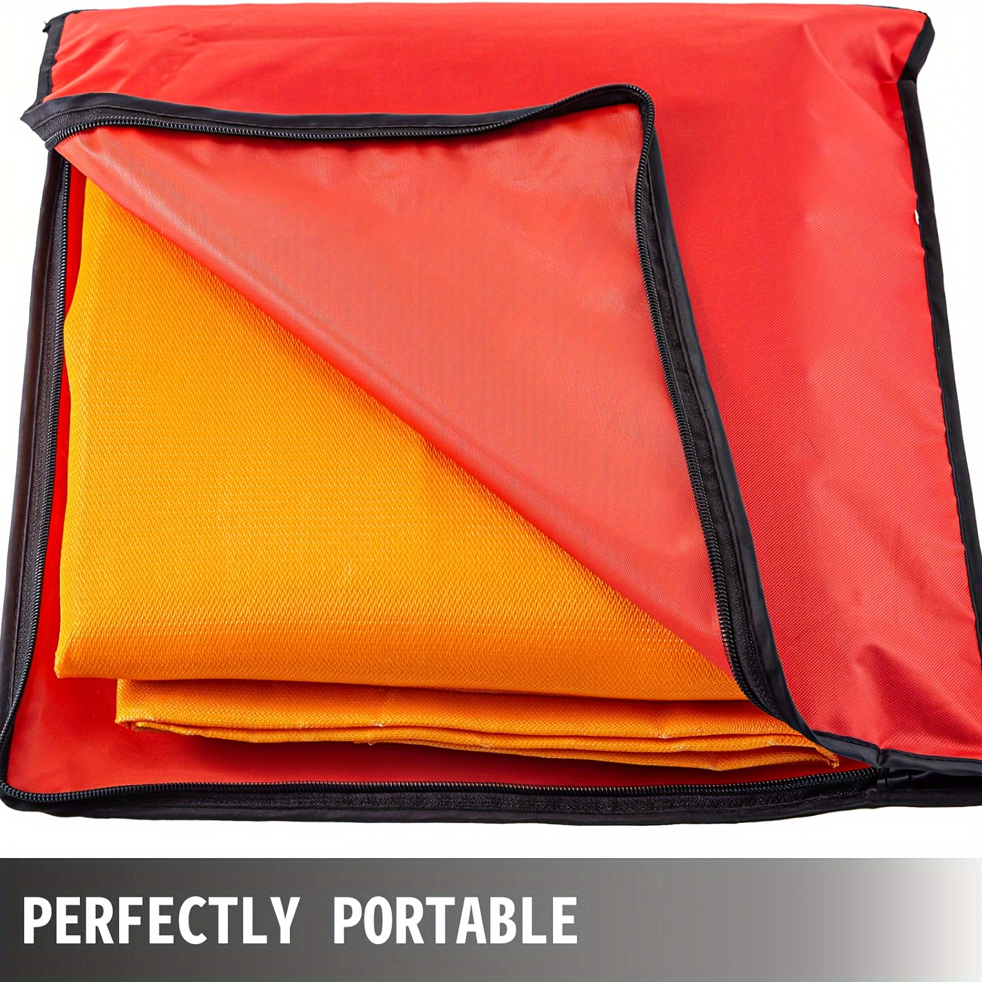 

6 X 10 Foot Welding Blanket Portable Glass Fiber Flame-retardant Blanket Welding Pad Welding Fireproof And Heat-resistant Insulation Belt Carrying Bag