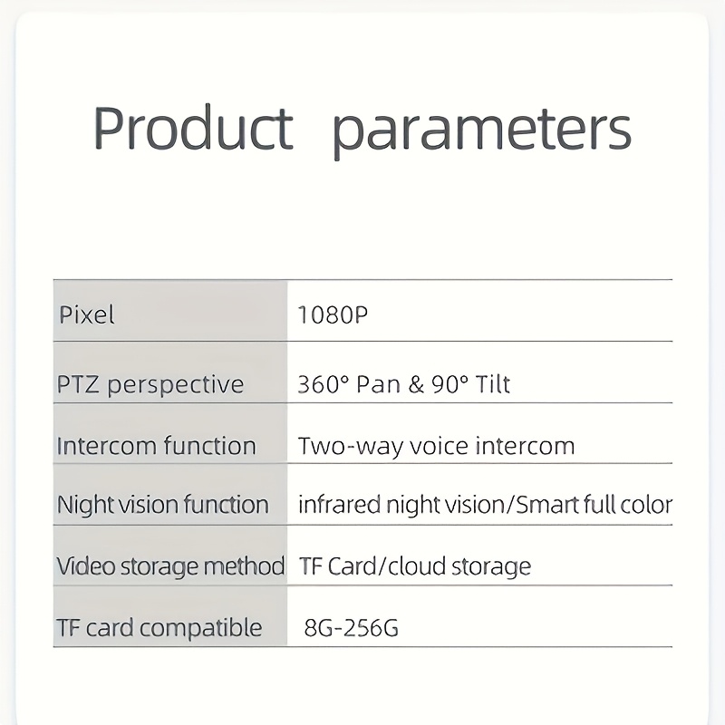   1080p hd wifi security camera with ptz voice intercom   anytime no cable needed ideal for elderly   details 8