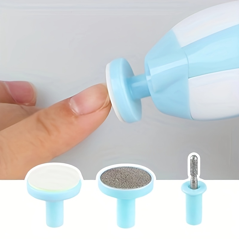 6 in 1 electric nail clipper kit for teens     led light 6 sanding pads and nail file safe and   from teens to adults   manicure and pedicure care nail accessories details 3