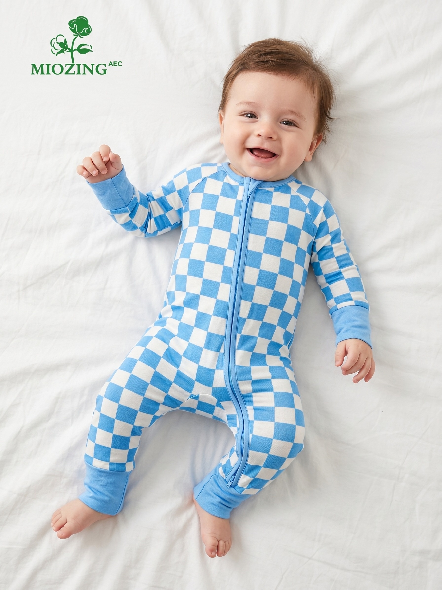 baby checkered overalls sold on Temu United States