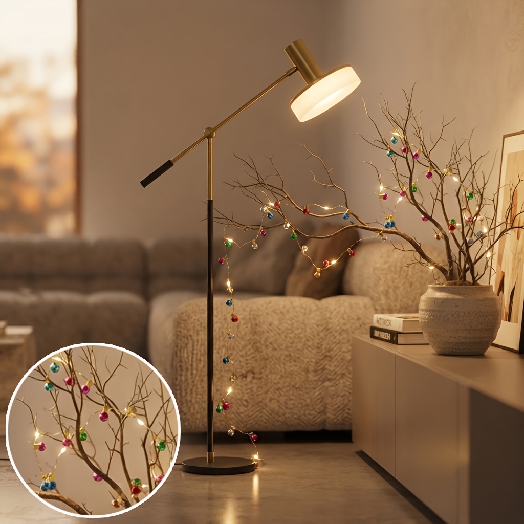 TEMU 1 Pack de 20 mini guirlandes lumineuses LED rondes et colorées – Parfaites , , et les vitrines de magasins ; pour les anniversaires, , la