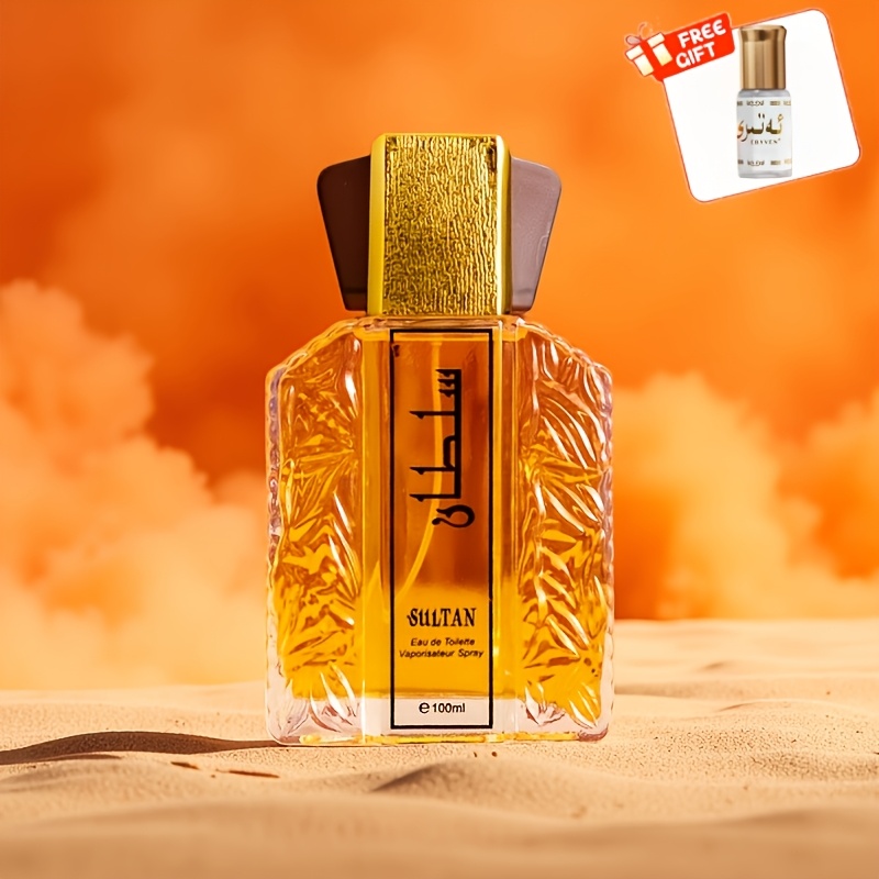 Men's Luxury Eau De Toilette, Middle Eastern Fragrance, Fresh And Long-lasting , 's Gift, Suitable For Dating And Daily Gift (100ml+3ml)