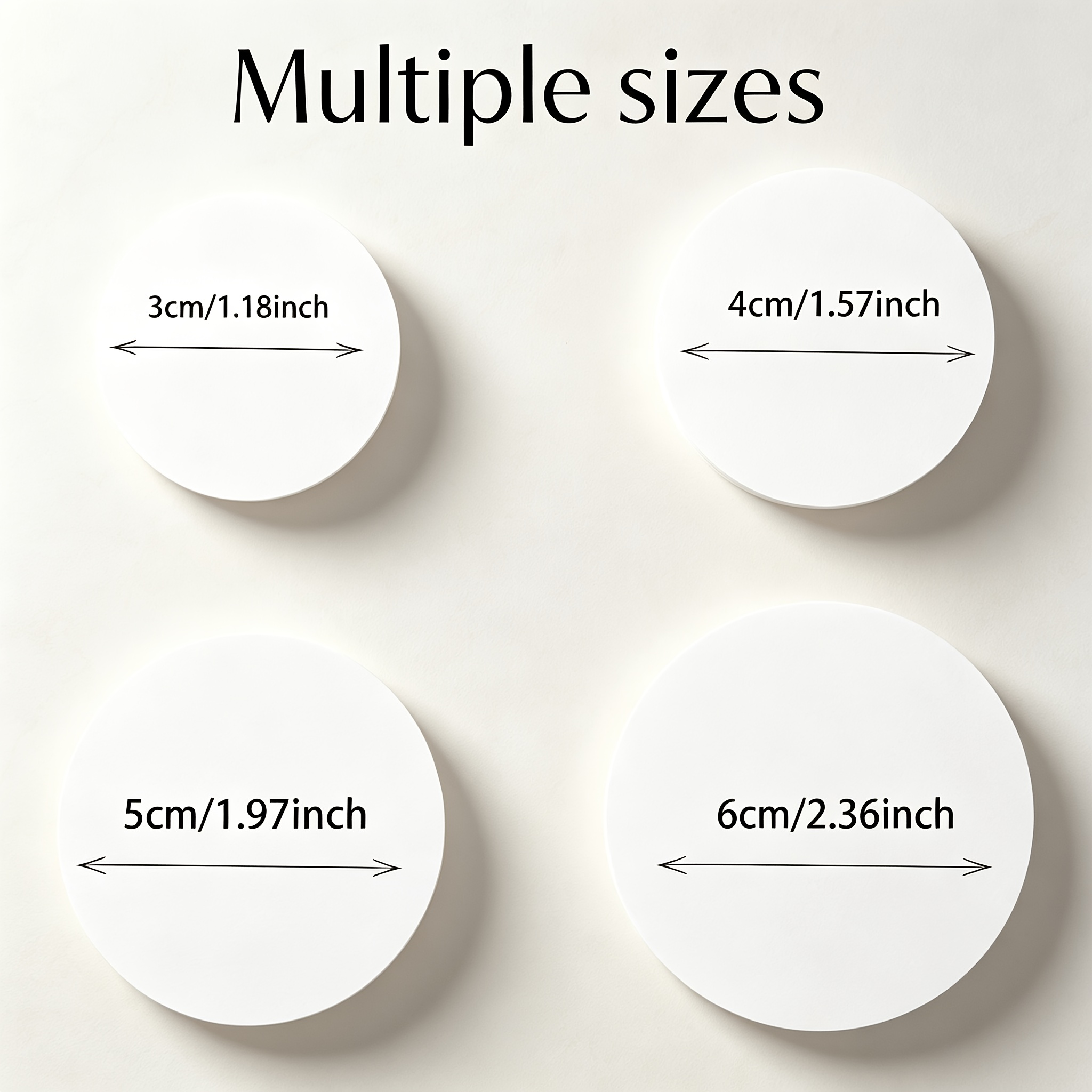 TEMU Custom Round Cardstock, Personalized Printed Logo, Text, And Image Round Labels, Customizable Image Cardstock. Suitable For Small Business