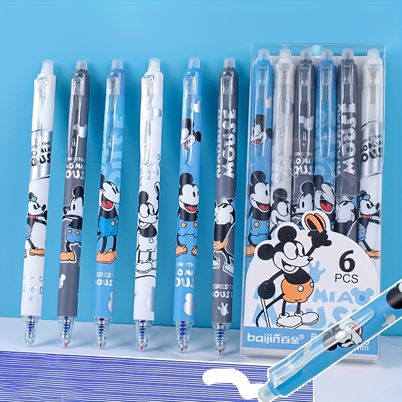 

Disney Gel Pens Are Cute, Cartoonish, And Easy To Erase, Students Exams And Practice.