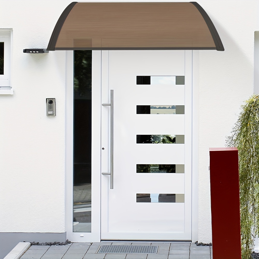 Awning Home Outdoor 100x150cm, Pp Bracket Polycarbonate Hollow Pc Board, For Window Balcony Courtyard Terrace Door Head