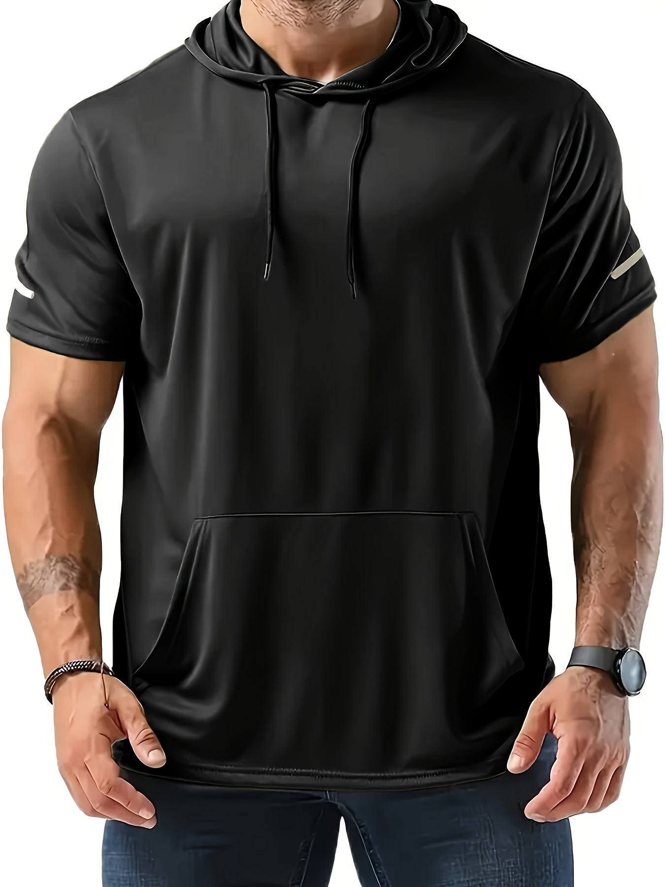 short sleeve hoodie sold on Temu United States