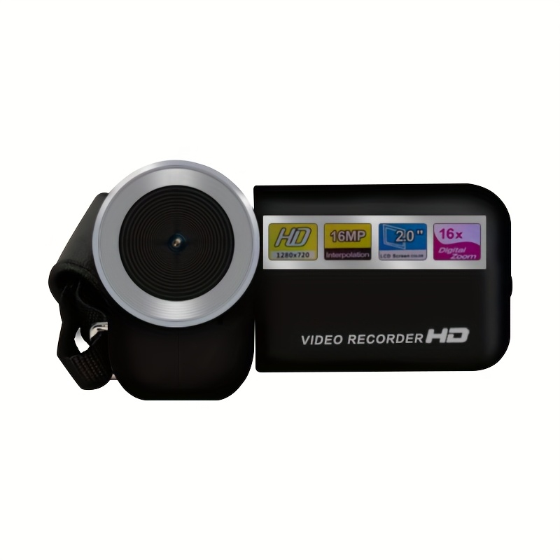 videocamera digitale 16mp hd 720p,   lcd da 5,08 cm, zoom digitale 16x, dv   portatile per vita quotidiana e riprese all  , senza scheda   scheda da 32gb opzionale Dettagli dell'articolo 5