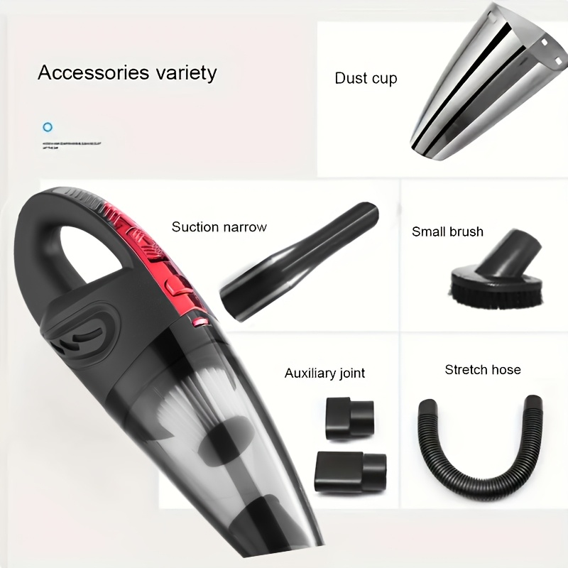 Aspiradora Portátil Inalámbrica de Mano con Potente Succión, Aparato Pequeño Multifuncional y Alto Rendimiento para Uso en el Hogar o Coche que Elimina Polvo. Incluye: ¡Aspiración Fuerte! Robotizado (Limpieza por Vacío + Trapeador), Soplador/Ventilado Integrada, Óptimo Diseñó Compacto. Ligero pero Duradera Plástico Resistante; Filtration Eficiente. Ideál Para Dueños Mascota & Profesionistas Ocupados