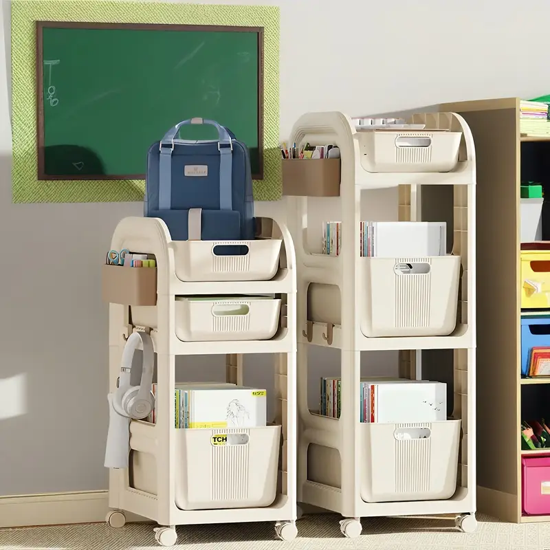 a multifunctional portable backpack storage rack a of flexible mobility and organization suitable for homes schools and libraries details 1