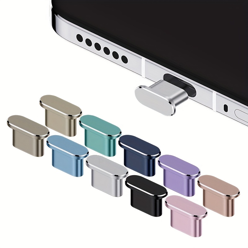 USB-C Staubstecker – 4 Stück, Typ-C Anschluss-Schutzkappen Mit Reinigungsbürste, Für IPhone 16/15, Samsung Galaxy Usw.