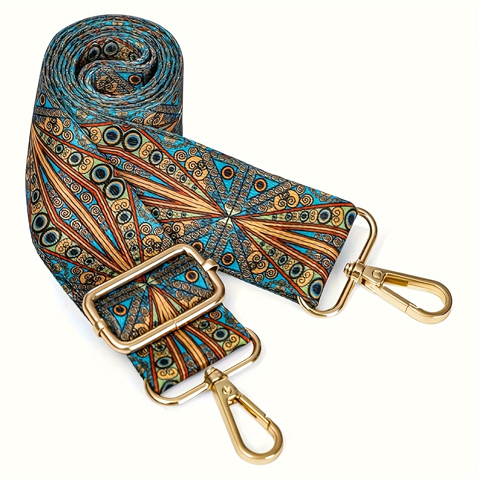 

Bohemian Nylon Portable Wide Shoulder Strap With Replacement Adjustable Shoulder Straps