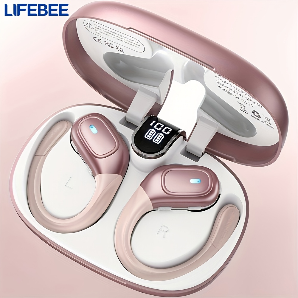 Wireless Earbuds, True Wireless 5.3 Earbuds, 75h Playtime Headphones With Led Digital Display In-ear Earphones