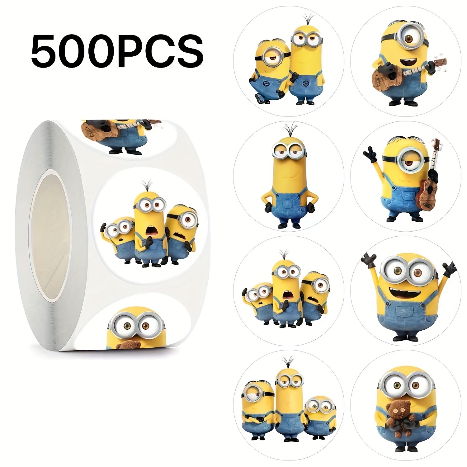 

[top-] 500pcs Minions Decorative Sealing Rolls - For , Envelopes, & Office Supplies