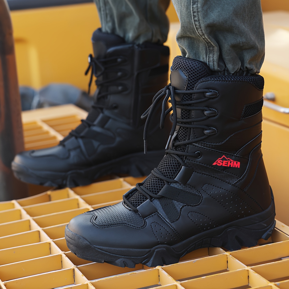 botas senderismo caña hombre Temu Spain