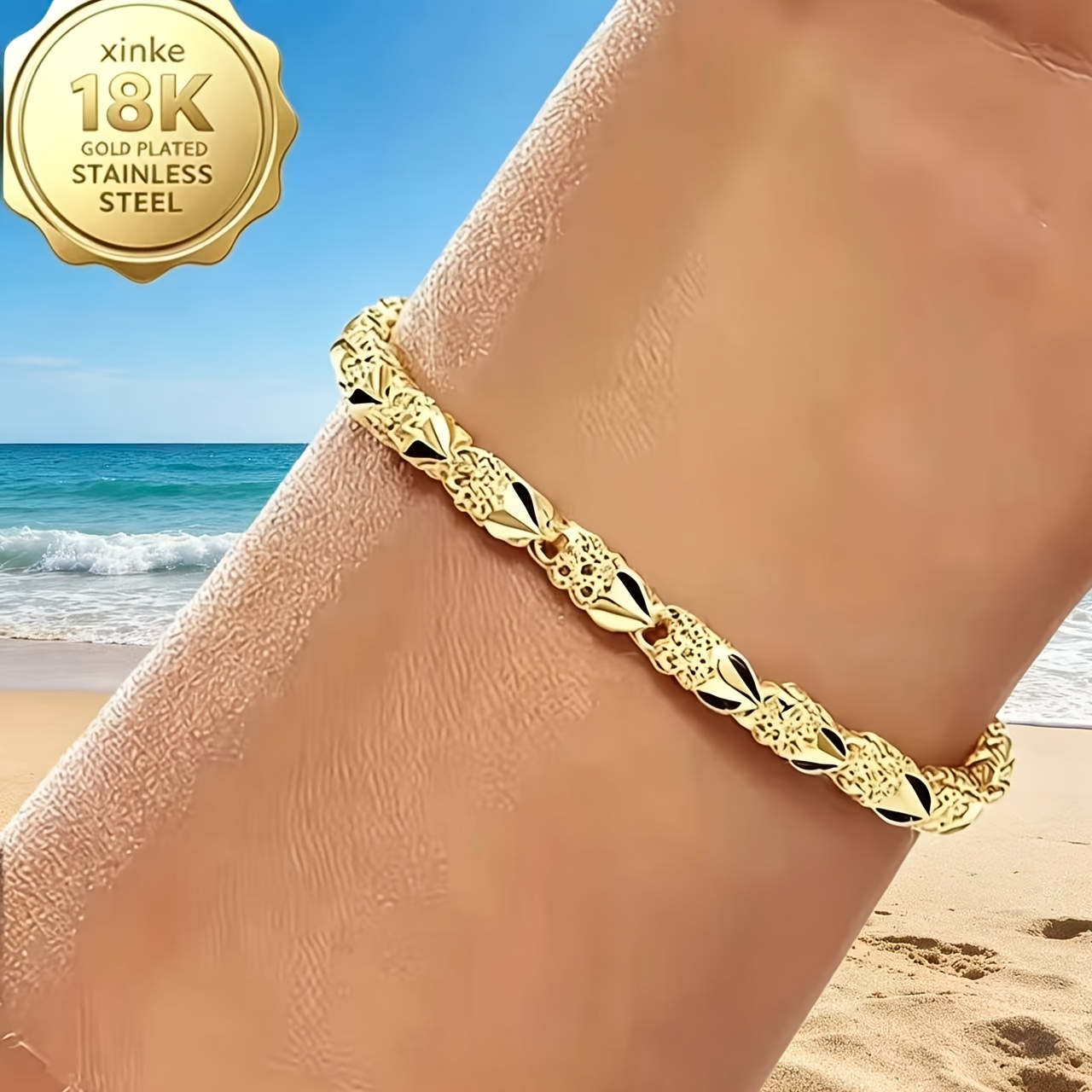 TEMU . Hypoallergenes Armband | Minimalistischer leichter Luxus-Stil für Damen, geeignet für den verschiedene Anlässe, ganzjährig , eine