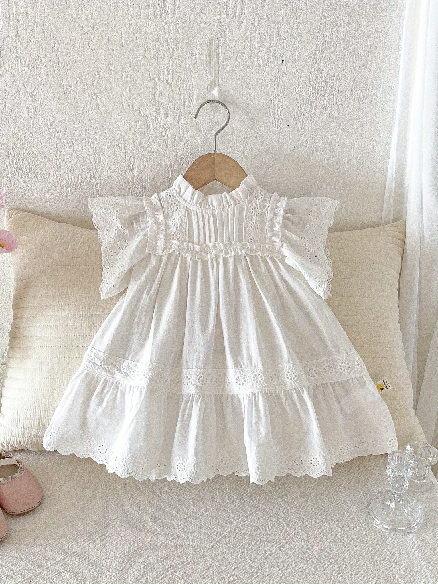strapless open back dress Poise Mini Dress White