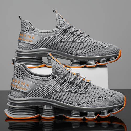 new mens sports running shoes comfortable sneakers with breathable mesh upper
