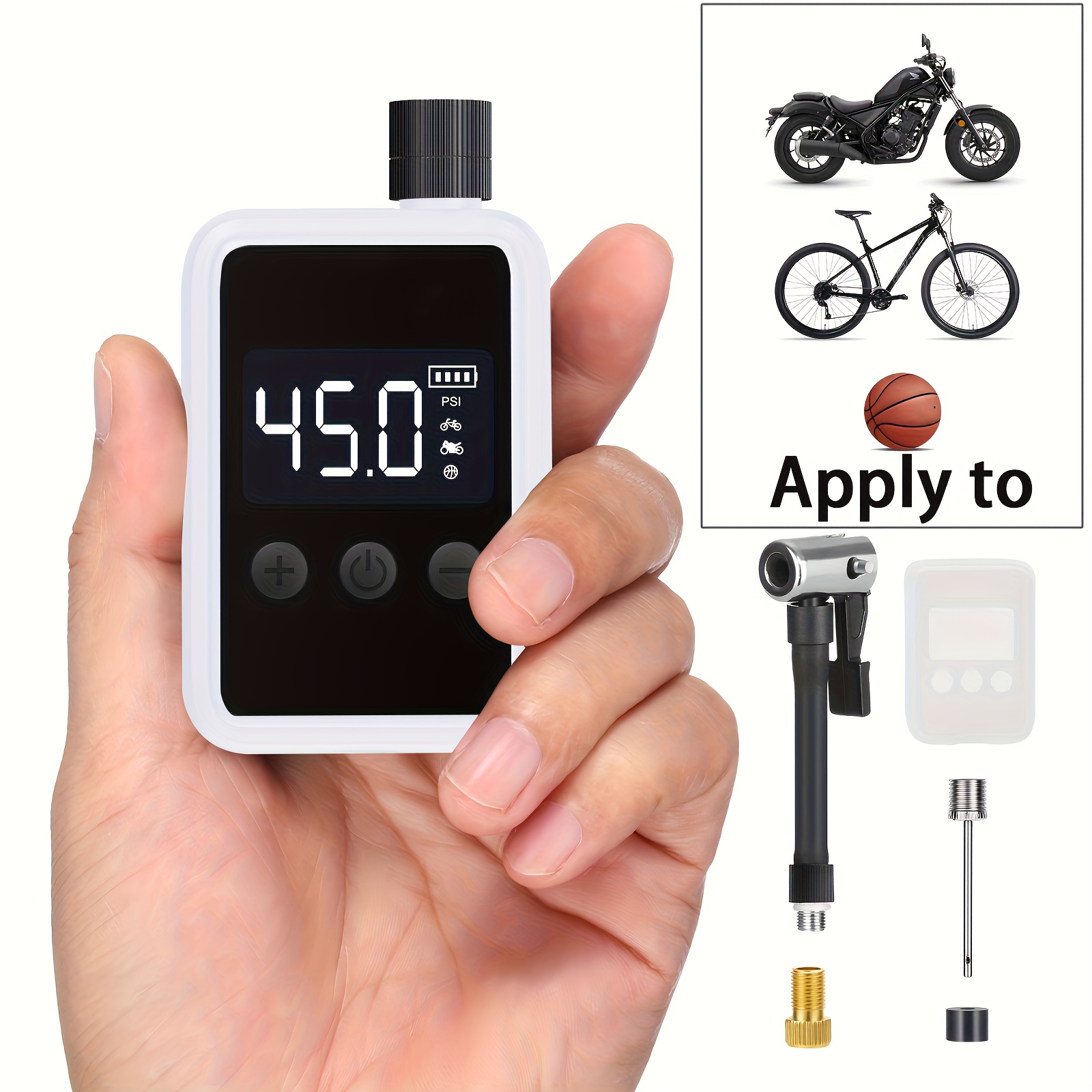 mini fahrradpumpe elektrische luftpumpe digitalem led - Temu Austria