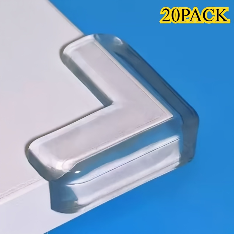20pcs Clear Corner Protector Set, Safety Guards For Power Outlets And Table Edges