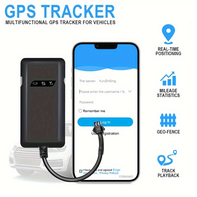 KRONDO Rastreador GPS, Mini localizador magnético para Coche en Tiempo  Real, antirrobo, antipérdida, Dispositivo de Seguimiento Micro GPS en  Tiempo