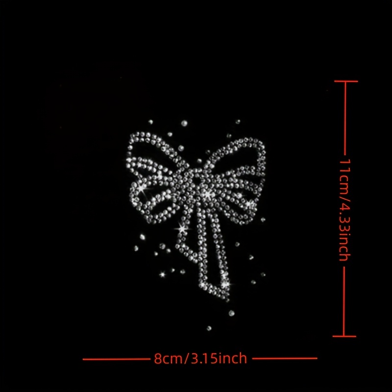 Bling Hot Fix Rhinestones Motif Iron On Applique Patches