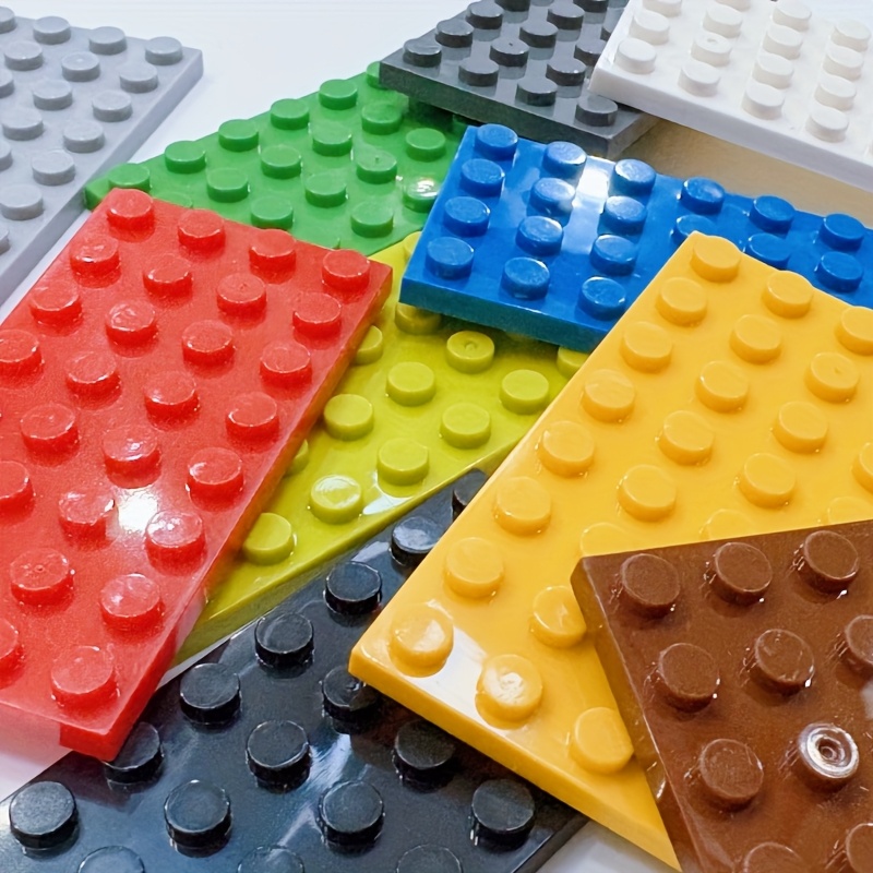 9pcs 4x8 Classic Base Plates Building Blocks Creative Basic Accessories Plate