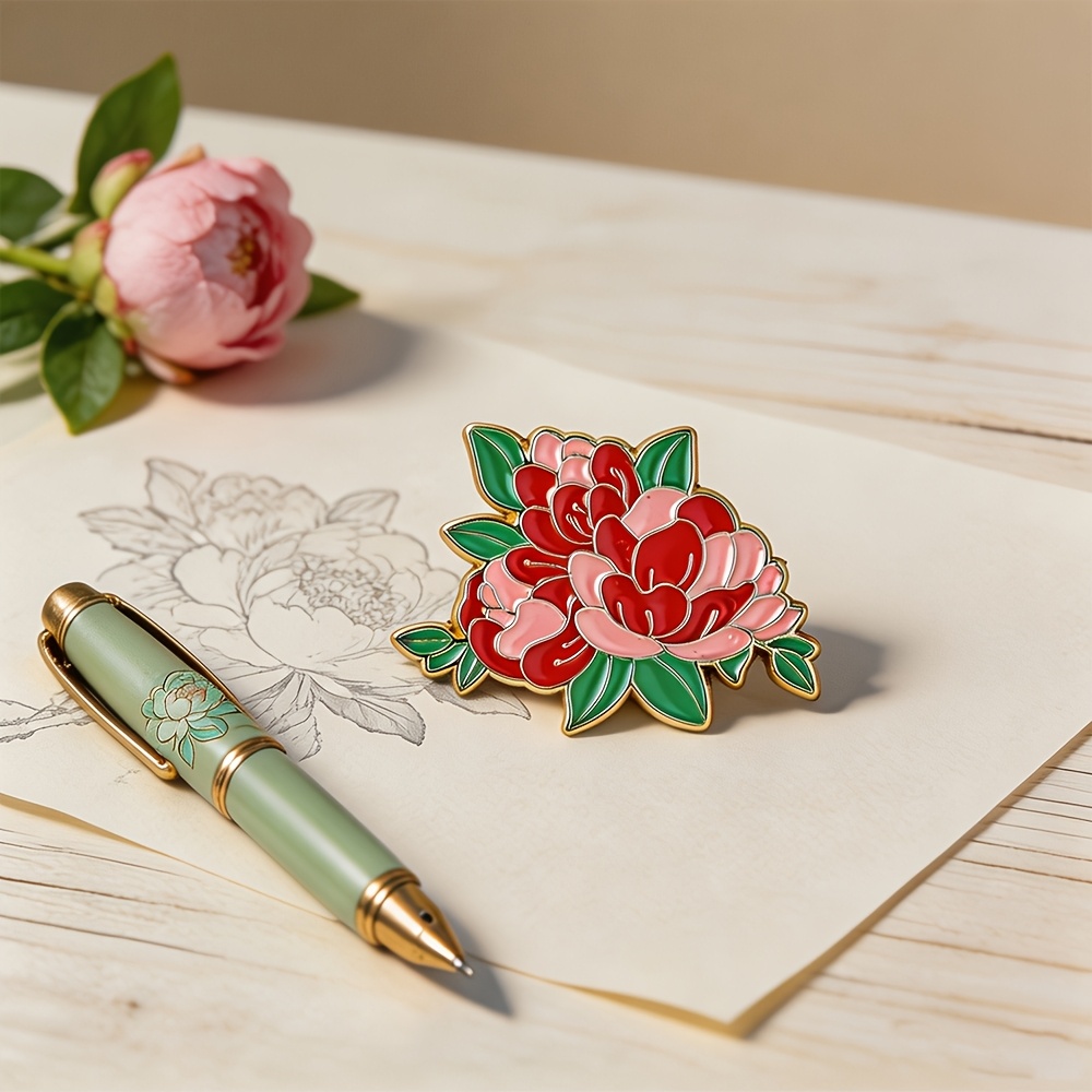 Fresh Flower Badge Collar Accessory, Elegant Matching Jewelry