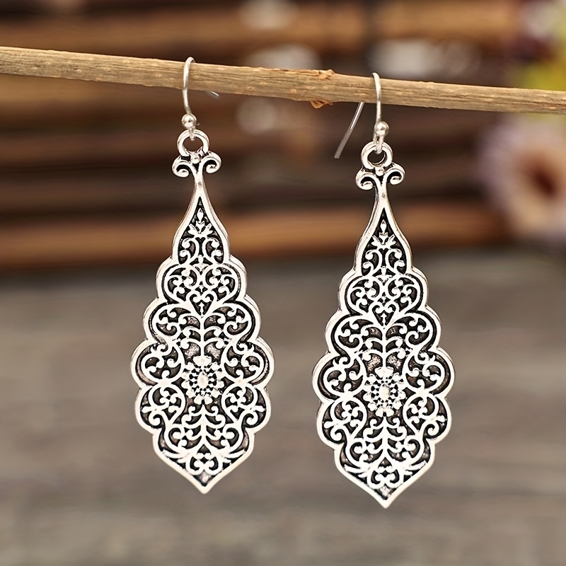 Vintage Ethnic Style Patterned Earrings