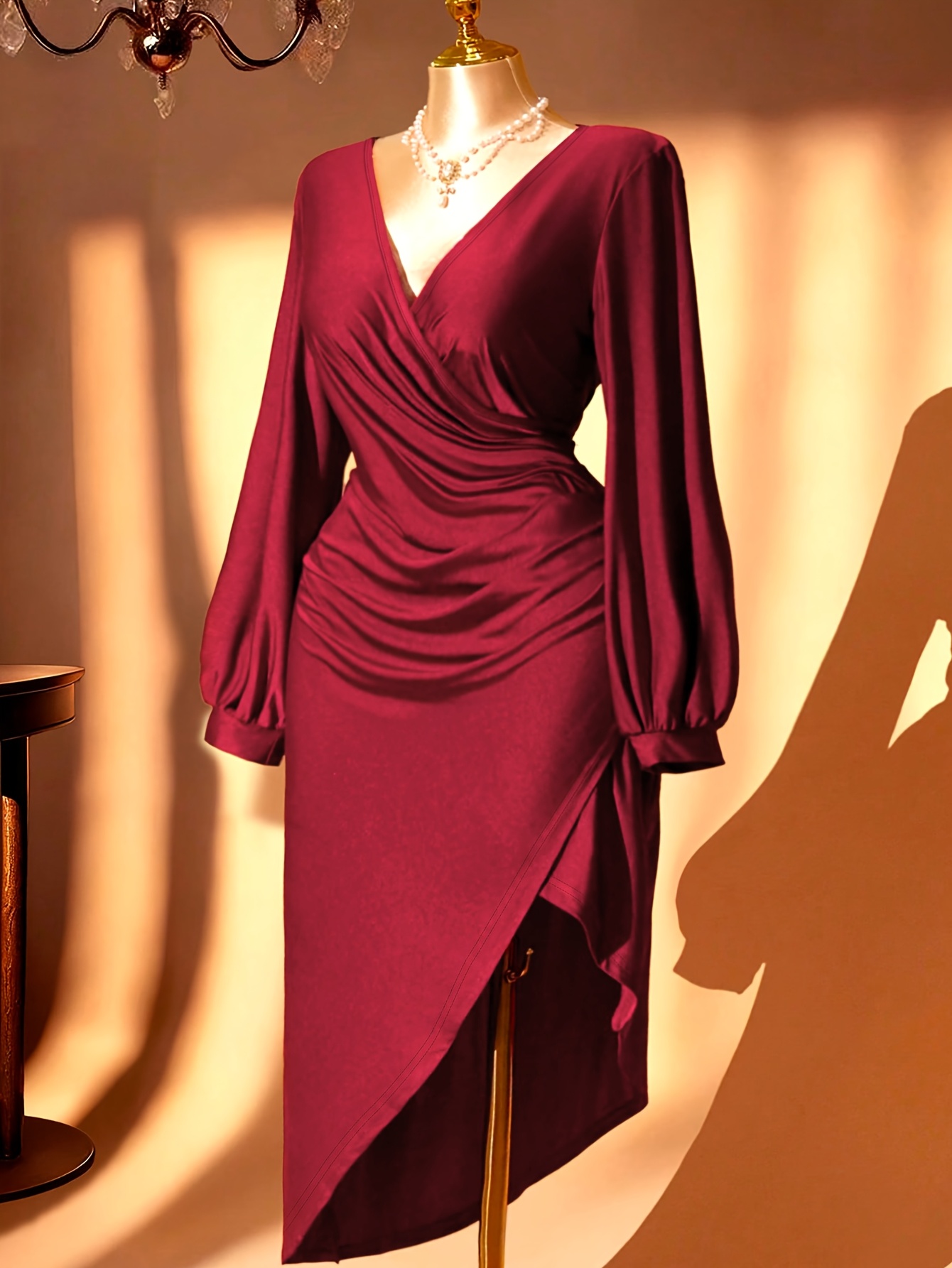 red formal dress women