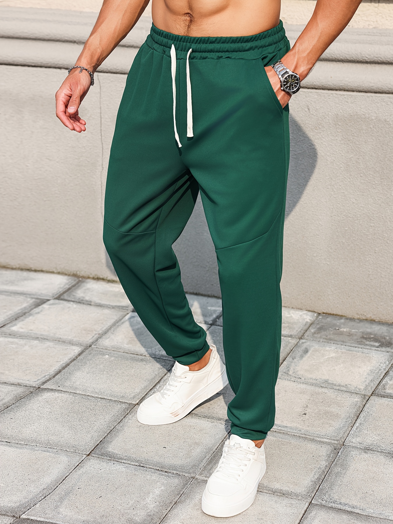 pantalones jogging transpirable hombres color Temu Spain