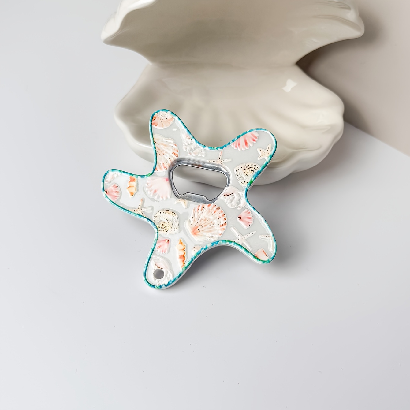 TEMU Apribottiglie e da frigo decorativa a forma di stella marina, 1 pezzo, un'ottima scelta per regali festivi