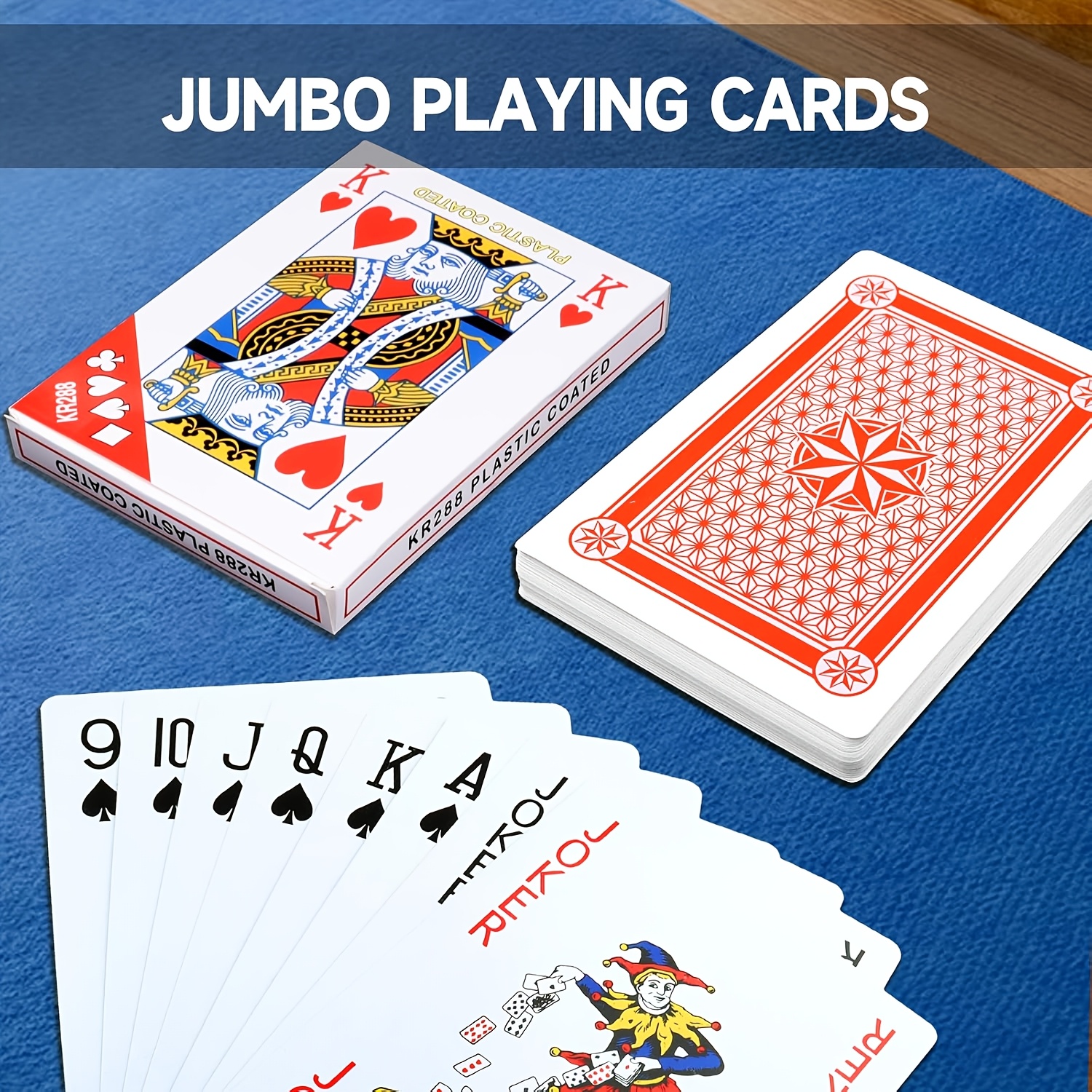 54pcs Extra-Large Playing Cards, Giant Wedding Numbers