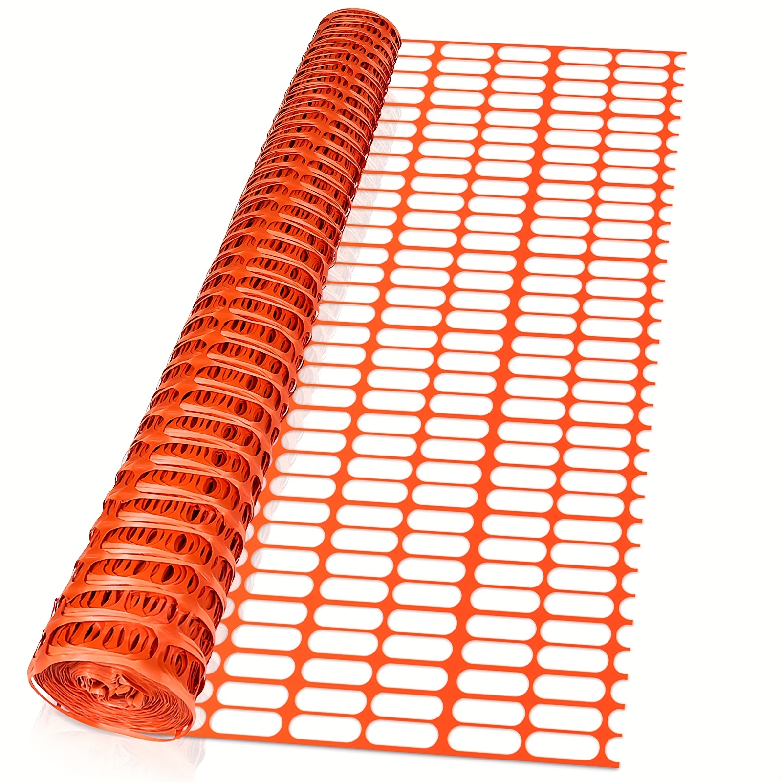 Image of A Flexible And Convenient Movable Fence Made Of Plastic In And Green, 50 Meters Long And 1 Meter High, Suitable For Mobile Nets In Gardens And Farms, Serving As A Safety Fence