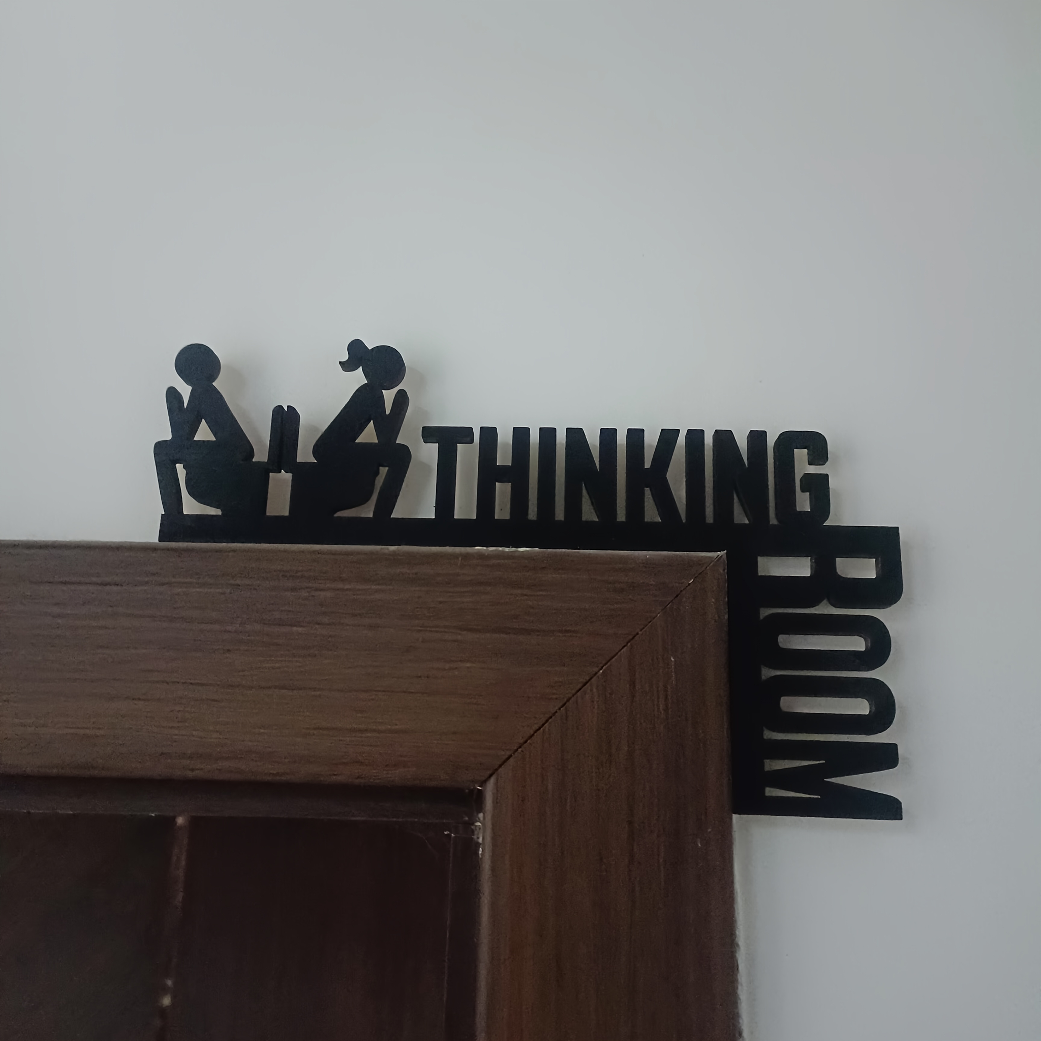 1pc Restroom Sign, Door Head Home Decoration