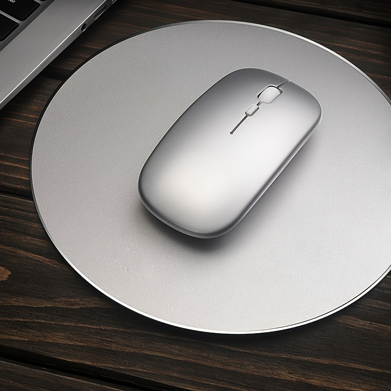 Mouse Sans Fil (Bt5.2/ 3.0 et USB 2.4G) Mode Double Portable Ergonomique avec Récepteur USB Compatible Macbook Pro/Air/Mac/iPad/Tablette/Pc/Bureau Noir