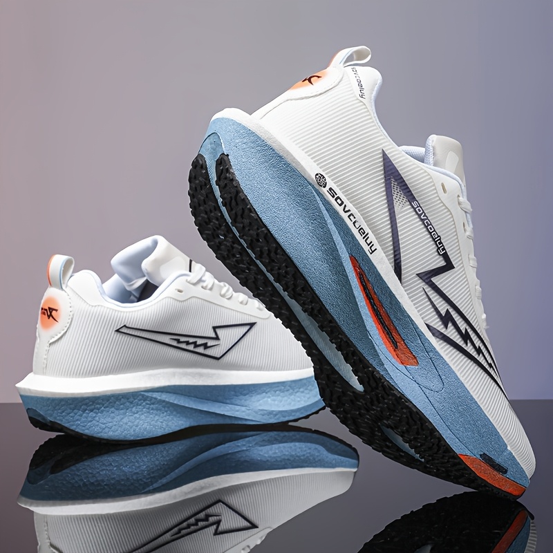 item picture sneakers   and summer mens air cushioned sports running shoes ultra light breathable casual versatile casual walking shoes competitive sports professional marathon shock absorbing and buffering mens road running shoes