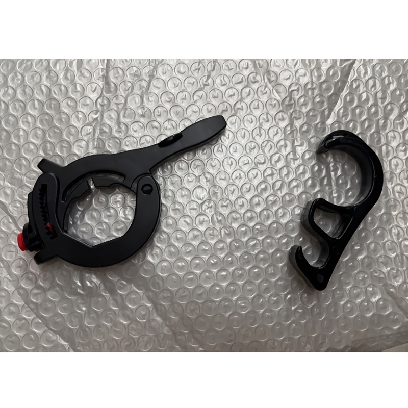TEMU Lot de 2 régulateurs de vitesse pour moto + crochet de frein universel pour moto avec boucle, verrou de stationnement, béquille de stationnement