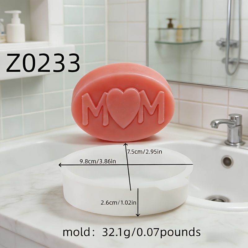 TEMU Silicone Resin Mold For Mom, Soap Silicone Mold, Candle Silicone Mold, Decorative Item Mold, Crystal Epoxy Resin Specimen Mold, Car Fragrance